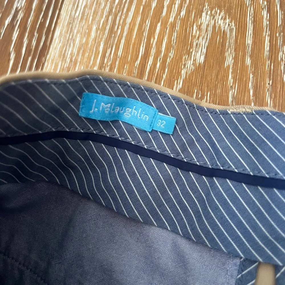 Mens j.McLaughlin Tan Shorts - Picture 2 of 4